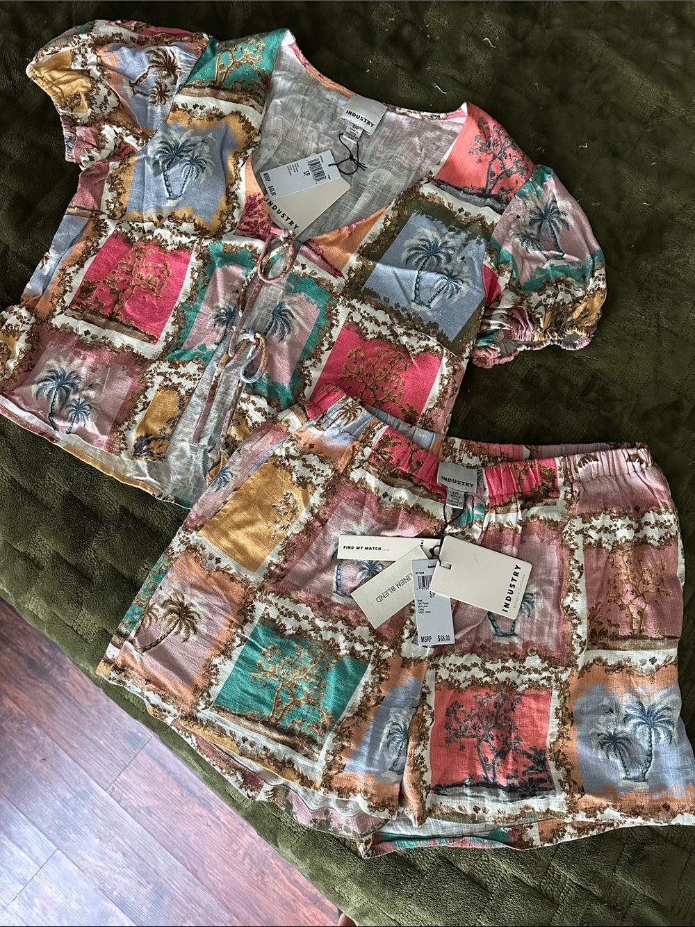 Industry Republic Clothing Set Shirt and Shorts